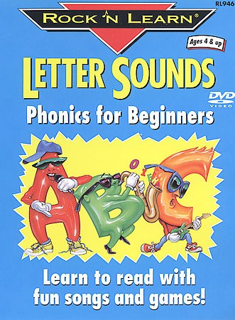 Rock N Learn   Letter Sounds Phonics For Beginners DVD, 2003