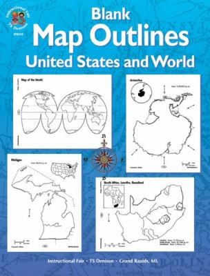 Blank Map Outlines by Instructional Fair 1999, Paperback