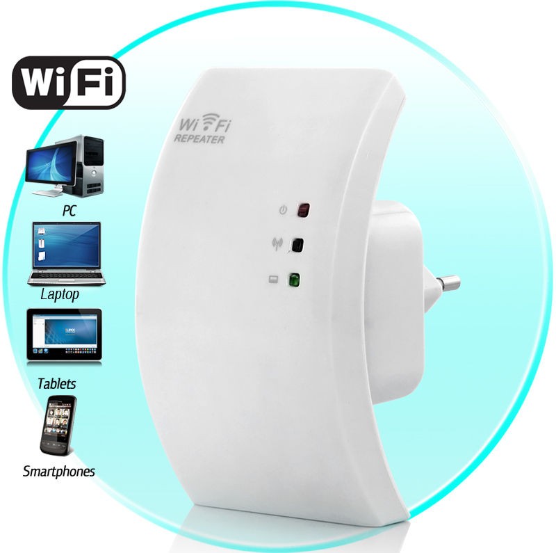 Wall Powered Wireless Signal Repeater and WiFi Access Point