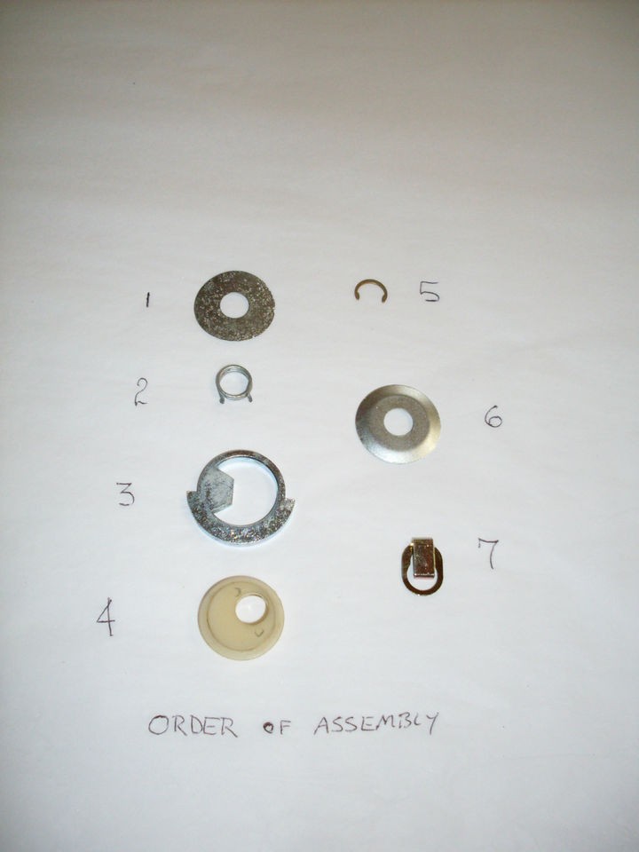 AMC,AMX,JAVELIN.ELECTRIC WIPER MOTOR CONCENTRIC BUSHING ASSEMBLY KIT 