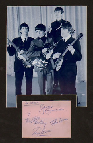 george harrison autograph in Entertainment Memorabilia