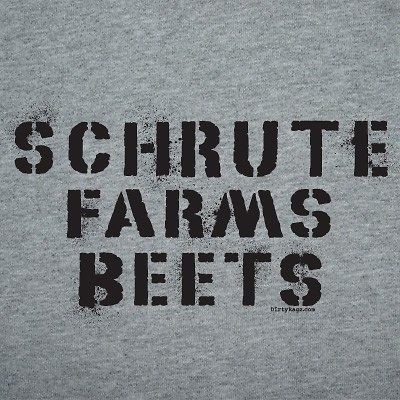 Dwight Schrute Farms Beets The Office Shirt funny 2XL