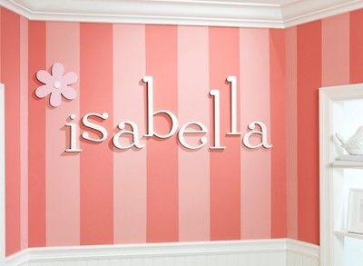   Wall Letters for Baby and Kids Name Nursery and Kids Room Wall Decor