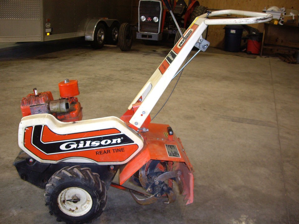 GILSON ROTO TILLER MODEL #51182 WITH 4H.P. MOTOR