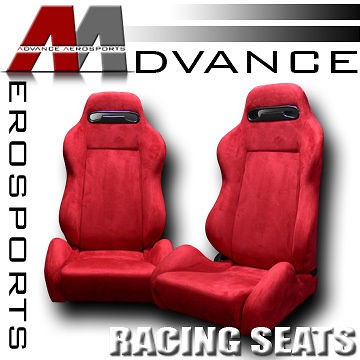   Reclinable Racing Bucket Seats+Sliders L+R Ford (Fits Ford Ranger