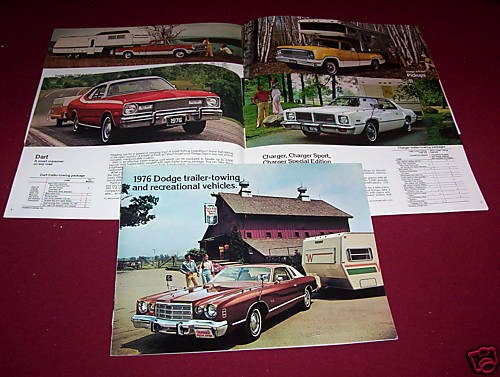 1976 DODGE CAR, TRUCK, VAN, CAMPERS, BROCHURE, CATALOG