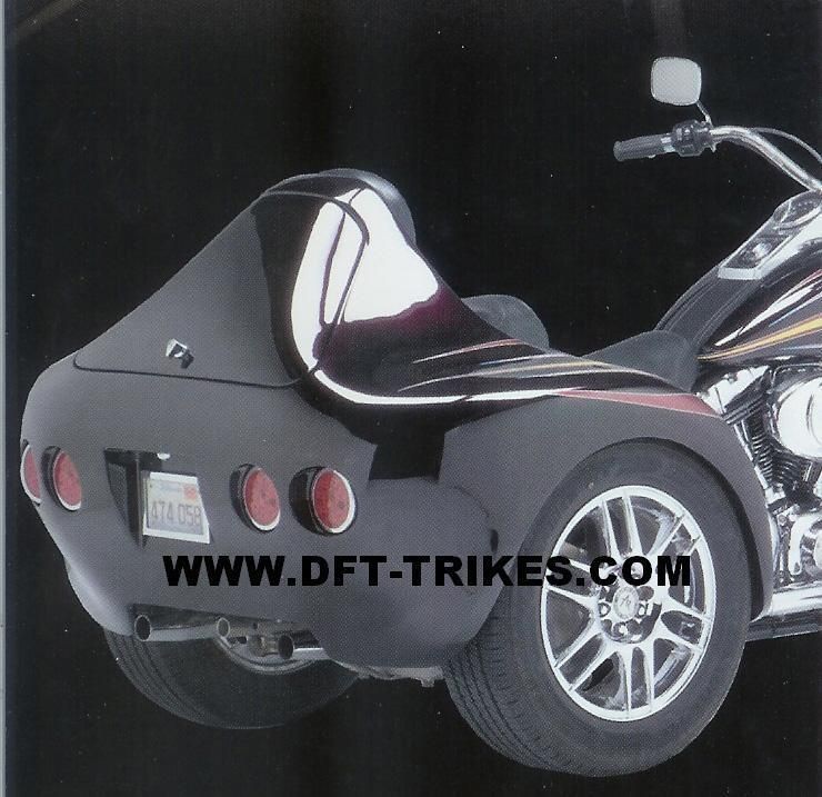 DFT Trike Conversion Kit   Independent Suspension   Harley FXST / FLST 