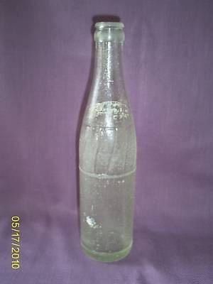Vintage Pepsi Cola Glass Bottle Anchor Hocking 10 Oz.