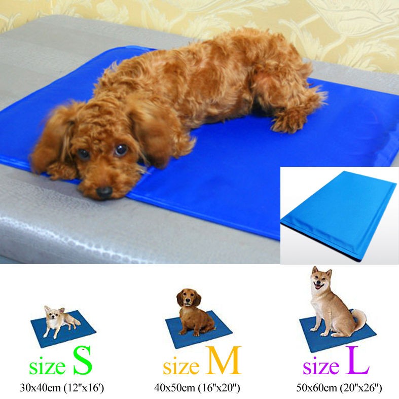 Self   Cooling Cushion Bed Pad Gel Mat for Pet Dog Cat W10