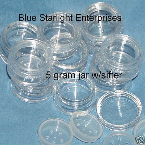 25   5 gram sifter jar makeup sample pot container #105