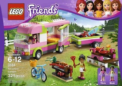 Dollhouse Girls LEGO Friends 3184 Adventure Camper Toy Gift Kids 