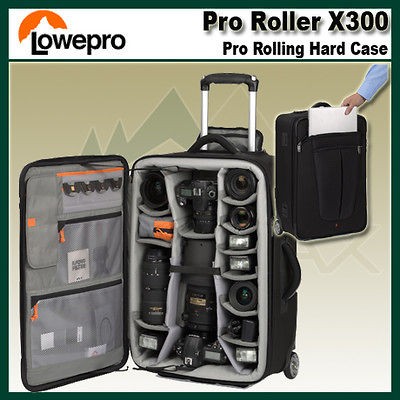 Lowepro Pro Roller x300 DSLR Rolling Digital Camera Case/Backpack F 