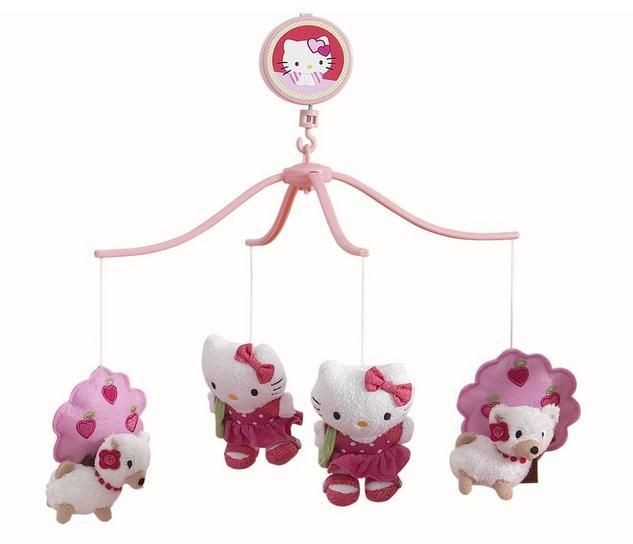 Hello Kitty Out with Pup Musical Mobile Plays A Sweet Lullaby For 