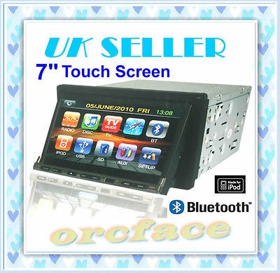 Double 2 Din HD TOUCH Screen in DASH Car DVD Player TV+BLUETOOTH+I 
