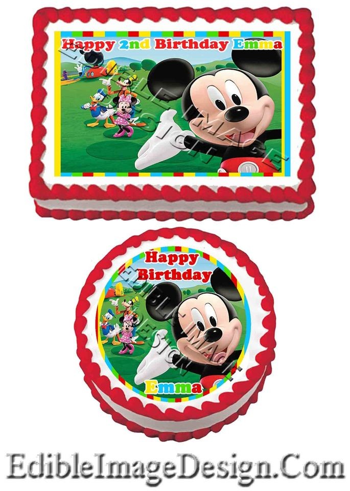  Clubhouse Edible Cake Image Decoration Topper Birthday Party favor