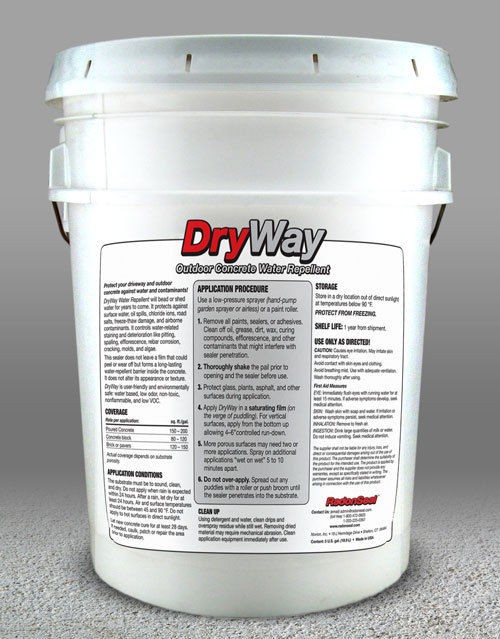 DryWay Water Repellent Sealer (5 gal.)   Concrete Driveway Sealer That 
