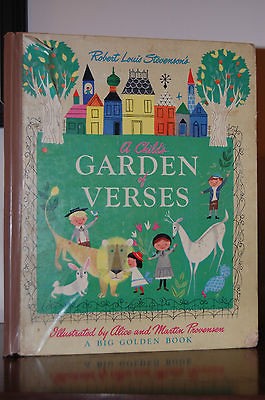   Lewis Stevensons A Childs Garden of Verses   Big Golden Book