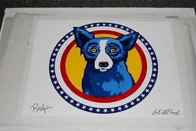 FTI George Rodrigue Blue Dog Pick of the Litter AP Rare 1996