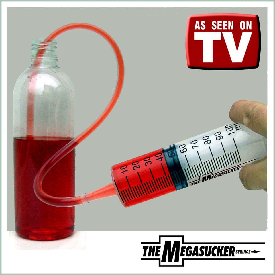 Large Big Giant 100ml Syringe by MEGASUCKER + PVC Tube