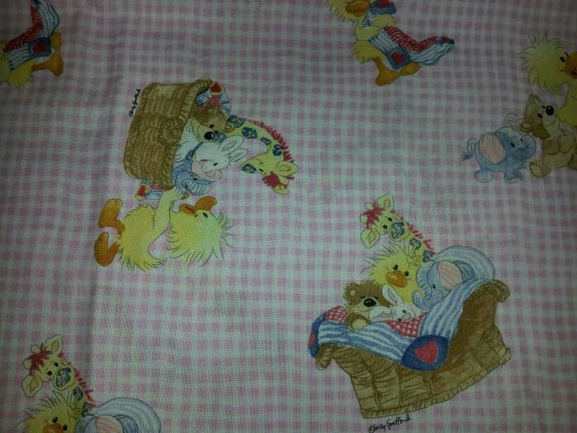 LITTLE SUZY ZOO PINK GINGHAM CRIB TODDLER BLANKET PERSONALIZE
