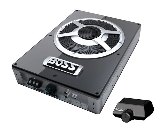 BOSS BASS1400 10 1400W Low Profile Amplified Car Subwoofer w/ Sub 