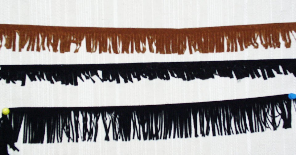   Brown Suede Fringe~1.5 ,1.25 or 2 Sold by the Yard~New~Ships Free