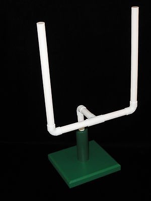 Football Goal Post Stand (Green Padding & White  Goal Post)