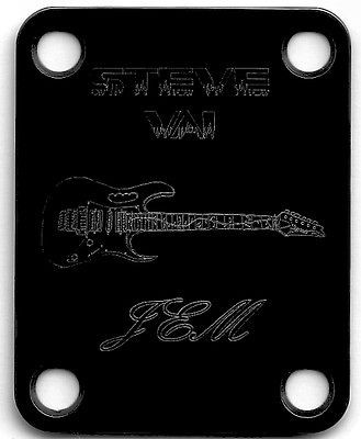 Guitar Parts NECK PLATE Custom Engraved   Ibanez Jem   STEVE VAI 