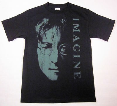 John Lennon Imagine T shirt Beatles Rock Tee SzS New