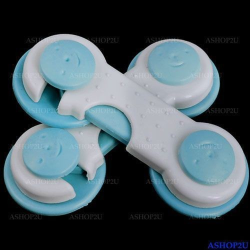 2pcs Blue Safety Door Drawers Lock For Child Kids Baby