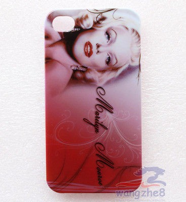New MARILYN MONROE APPLE iPhone 4 4S 4G Cell Phone Case Cover FREE 