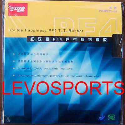 DHS (Double Happiness) PF4 Table Tennis Rubber w/Sponge, Brand New