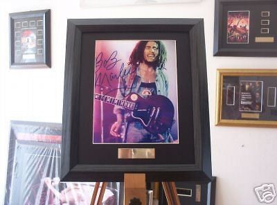 Bob Marley Reggae Framed Music Memorabilia Signed Autograph Signature 