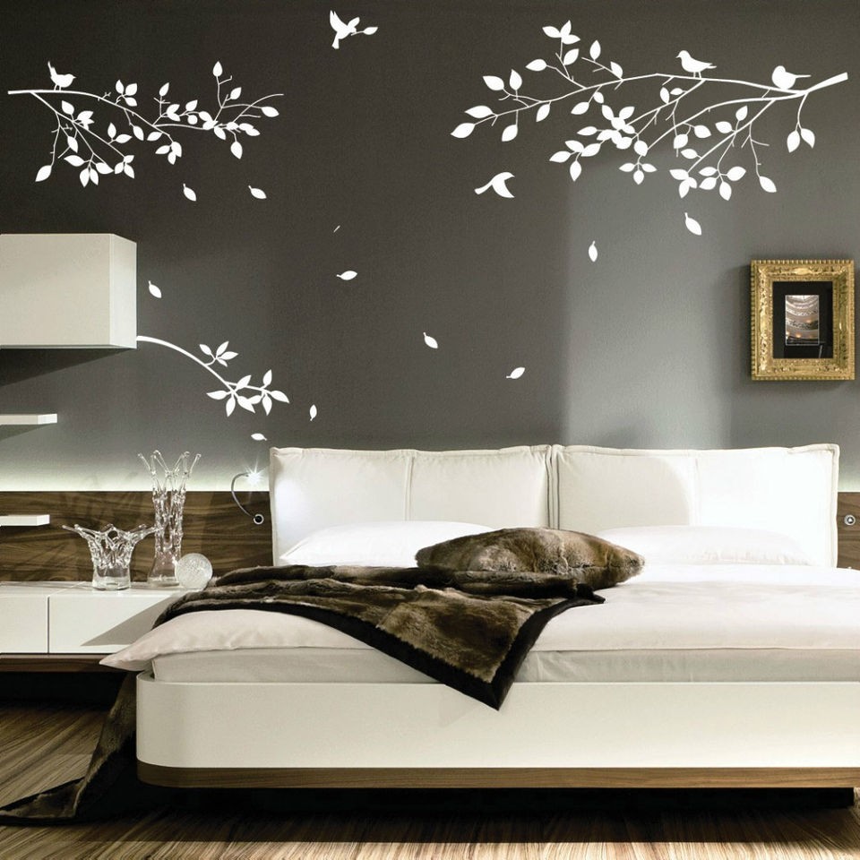 Large Tree Branches Birds Art Wall Stickers/Wall Decals