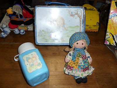 Betsy Clark   1975 Vintage Metal Lunch Box w/ Thermos & Doll 