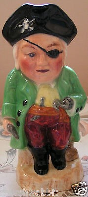 Burlington Ware England Pirate Toby Jug / Pitcher