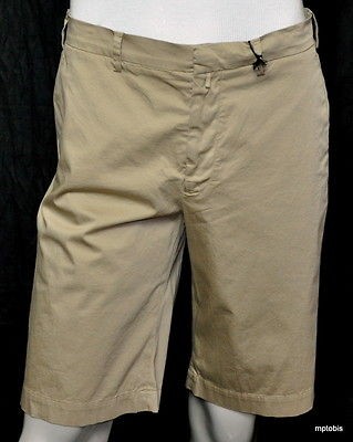 525 NWT Jil Sander Medium Beige Cotton & Spandex Walking Shorts 54/38