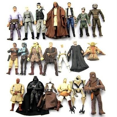   wars Darth Vader Han Solo Trooper Yoda KIT FISTO Droid Figures S31