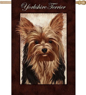 NEW* YORKSHIRE TERRIER Garden Flag AWESOME DISCONTINUED