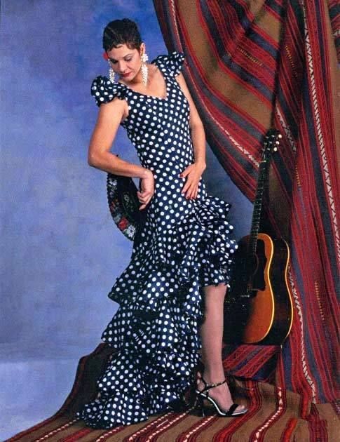 Folkwear 140 Flamenco Dress, Practice Skirt, Salsa, Ballroom Sewing 