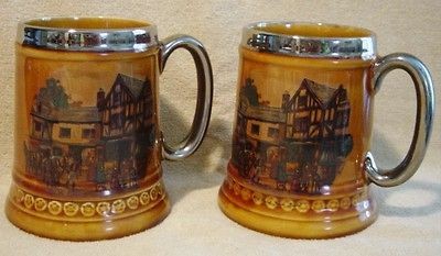 Vintage Lord Nelson Pottery Stein Tankard Mug England 8 69