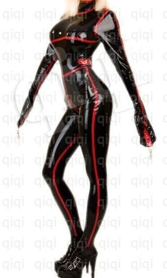 100% Latex/rubber/0​.8mm catsuit/suit/b​inder/glove/co​stume 
