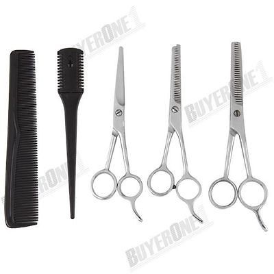 Set Salon Hairdressing Hair Cutting Thinning Shears Scissors Comb