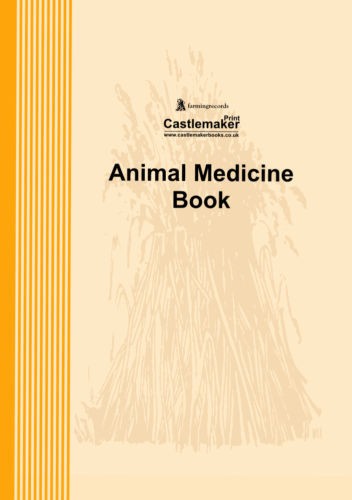 ANIMAL MEDICINE RECORD BOOK sheep cattle pig livestock