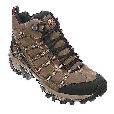 merrell outland mid waterproof hiking boots mens 14m brown