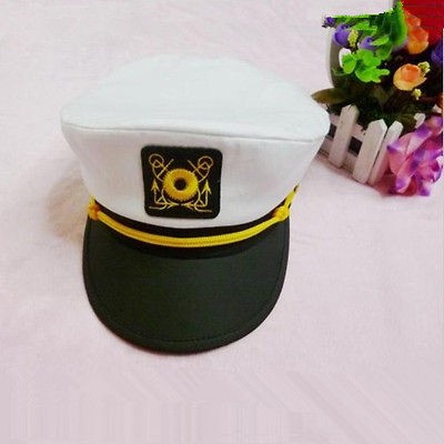   Hat Costume Cap Boating Marine Sailor Seaman Admiral Navy Headwear
