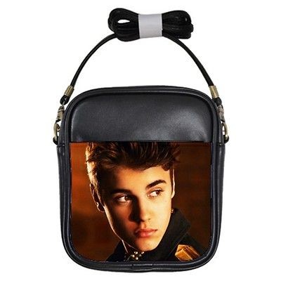Justin Bieber Believe Collectible Photo Girls Leather Sling Bag