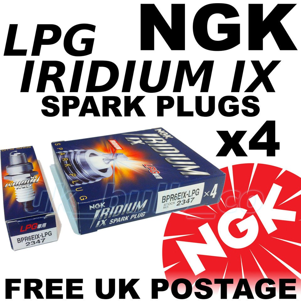   IRIDIUM IX LPG SPARK PLUGS TALBOT SUNBEAM 1.3 lt All models No. 2347