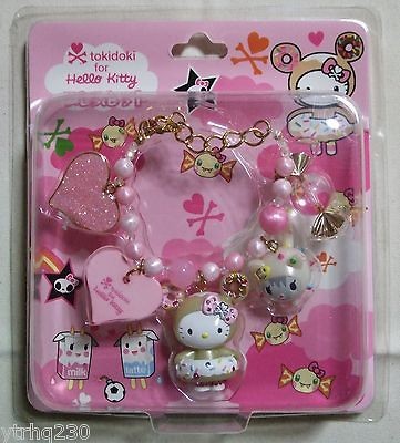 TOKIDOKI x Hello Kitty Donutella Bracelet Sanrio 2008 Rare NEW