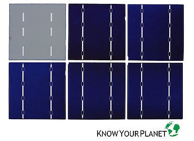 40x A grade polycrystalline 6x6 solar cells for DIY solar panel   140 